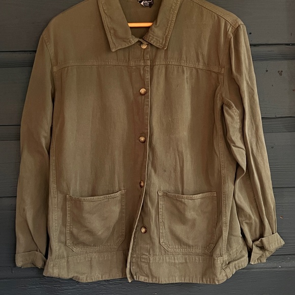 Vintage Green Chore Coat - Picture 1 of 1